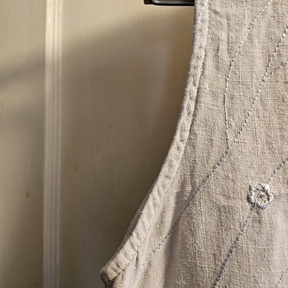 Linen, vintage‎ lilac 100 percent linen dress/shift - Picture 10 of 11